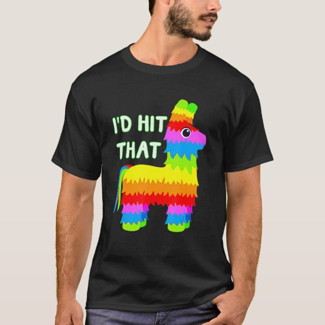 Camiseta Vestir Cinco Ideas De Mayo Que Golpearía La Pinata (Anverso)