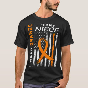 Camiseta Vestir Naranja Niece Esclerosis Múltiple Ms Regalo