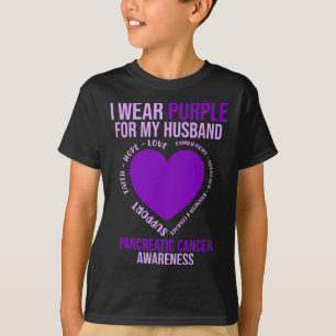 Camiseta Vestir Púrpura Para El Esposo De Los Awarenes Panc