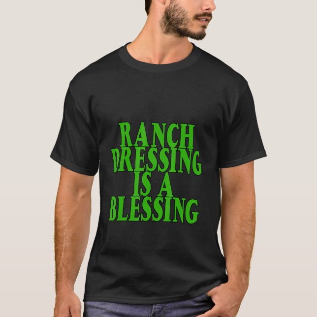 Camiseta Vestir Rancho Es Una Bendición (Anverso)