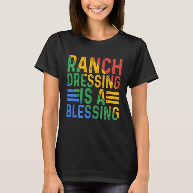 Camiseta Vestir Rancho Es Una Bendición (Anverso)