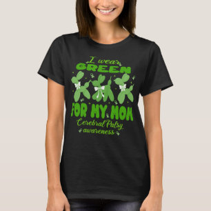 Camiseta Vestir Verde Para Mamá Perro De Globo Cuerdo Parál