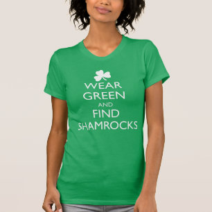 CAMISETA VESTIR VERDE Y ENCONTRAR SOMBRAS