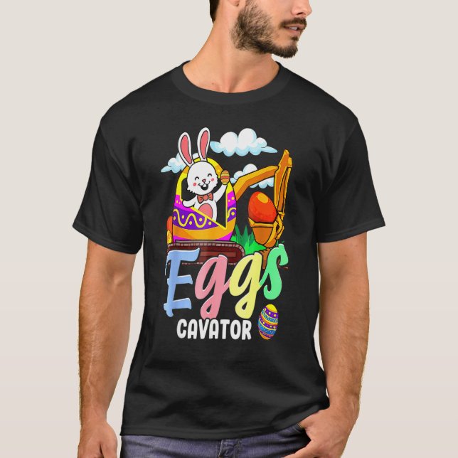 Camiseta Vestuario De Caza De Huevos De Pascua Para Niños P (Anverso)