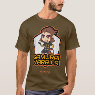 Camiseta Vestuario de guerrero de Samurai (2)