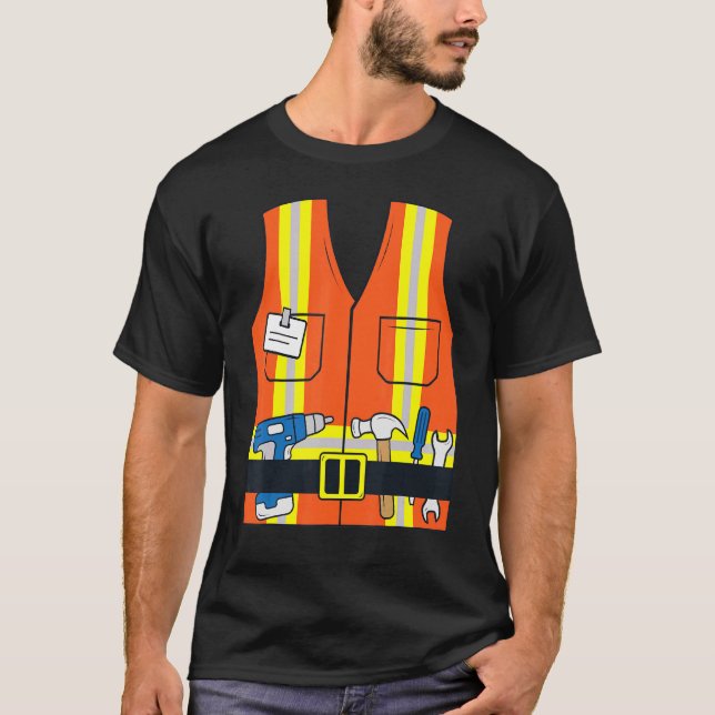 Camiseta Vestuario de Obras de Construcción para niños Vest (Anverso)