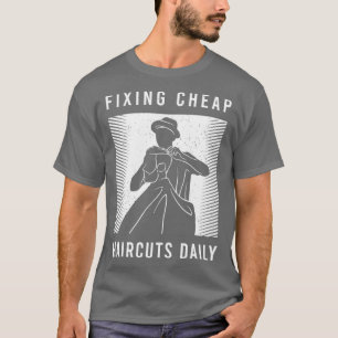 Camiseta Vestuario De Peluquería Para Un Hairstylista Y Bar
