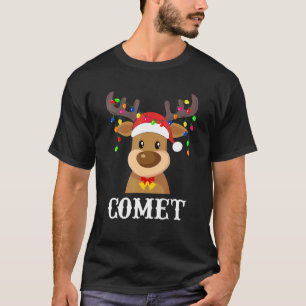 Camiseta Vestuario del grupo Santa Reindeer Comet Xmas