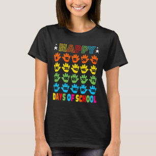 Camiseta Vestuario Escolar Para Niños Chicas Niños 100 Días