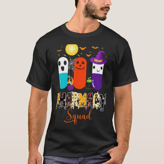 Camiseta Vestuario Halloween del escuadrón Farmacéutico de  (Anverso)