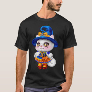 Camiseta Vestuario mágico de gatos gatitos para Chicas adol