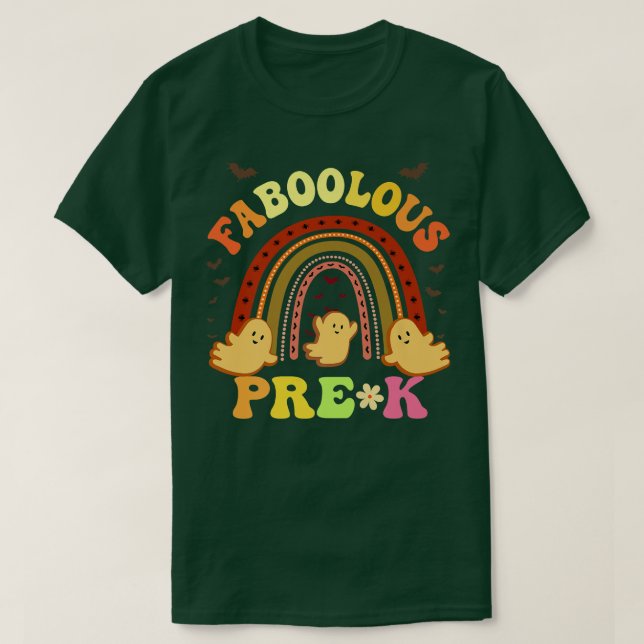 Camiseta Vestuario REtro FABOOLOUS PREK PROFESOR Este Es Mi (Diseño del anverso)