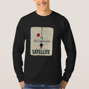 Camiseta Vestuario satelital de bonito para los amantes del