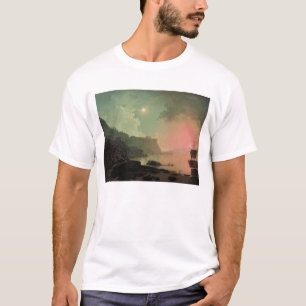 Camiseta Vesuvio de Posillipo, c.1788 (aceite en el panel)