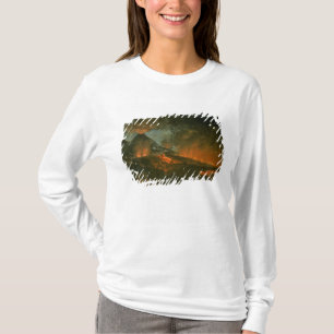 Camiseta Vesuvio que entra en erupción