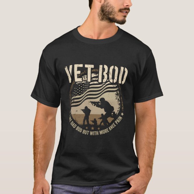 Camiseta Vet Bod - Como la sangre de papá pero más dolor de (Anverso)