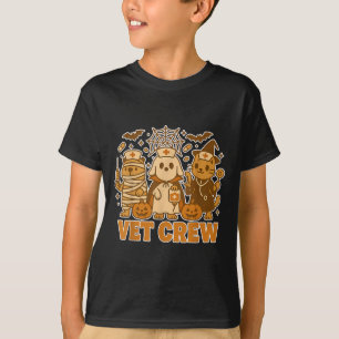 Camiseta Vet Crew Halloween Disstuve Perro gato Capibara Ma