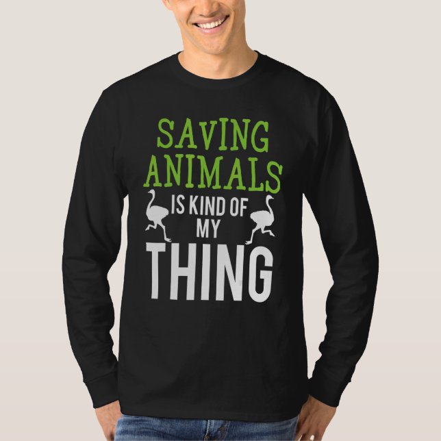 Camiseta Vet I Save Animals 1 (Anverso)
