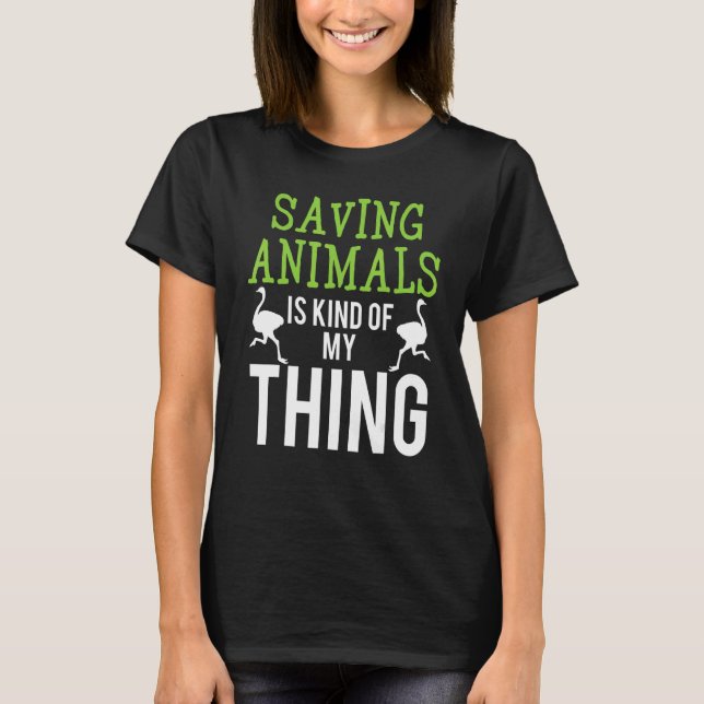 Camiseta Vet I Save Animals 1 (Anverso)