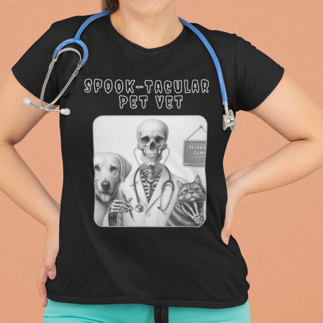 Camiseta Vet Mascota Spooktacular (Subido por el creador)