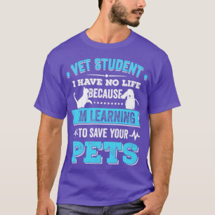 Camiseta Vet Student Veterinary School Veterinaria Regalo v