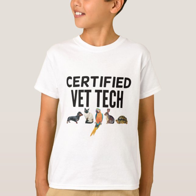 Camiseta Vet Tech Certificada (Anverso)