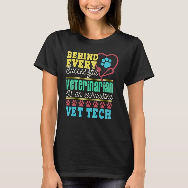 Camiseta Vet Tech Cita Agotada Técnico Veterinario (Anverso)
