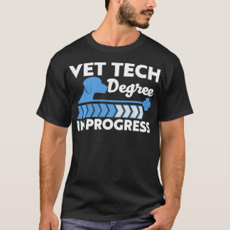 Camiseta Vet Tech Degree en curso Veterinario o Kennel T