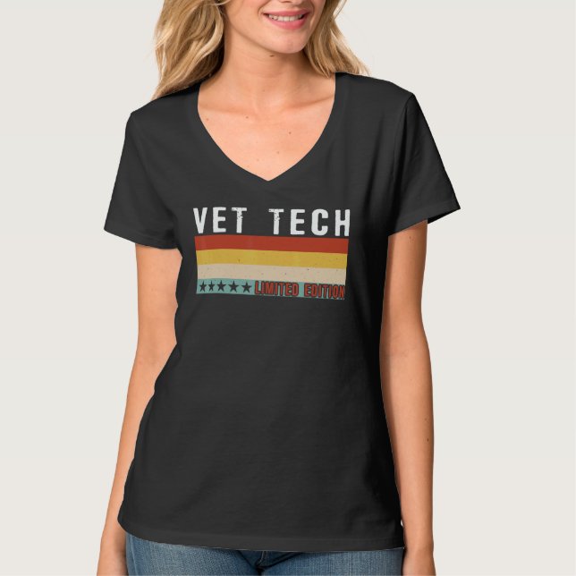 Camiseta Vet Tech Job Title Profession Worker Appreciation  (Anverso)