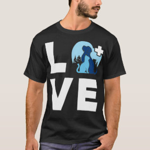 Camiseta Vet Tech Love Animal Veterinary Techinarian
