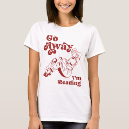 Camiseta Vete, estoy leyendo Mujeres vintage leyendo 
