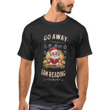 Vete, estoy leyendo" Navidades Cat T-Shirt