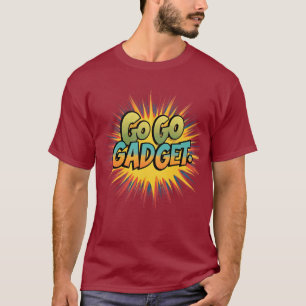 Camiseta ¡Vete Gadget! Arte pop retro