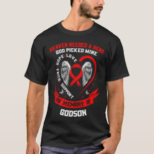 Camiseta Vete Rojo En Memoria De Mi Padrino Conciencia De L