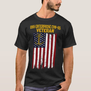 Camiseta Veter de portaaviones CVN65 CVAN65 para USS Enterp