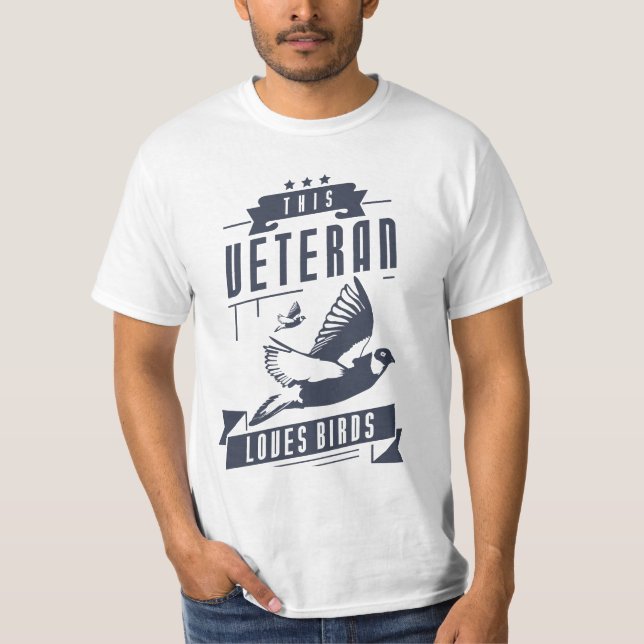 Camiseta Veteran ama a Bird (Anverso)