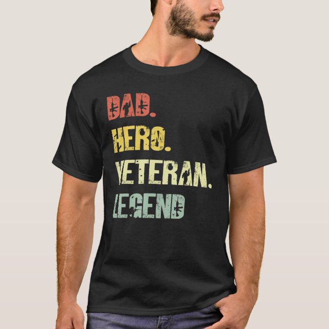 Camiseta Veteran Dad (Anverso)