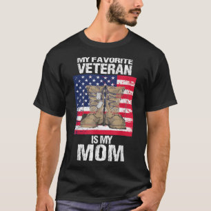 Camiseta Veteran Mom Proud Son Kids Veterans Day US Veteran