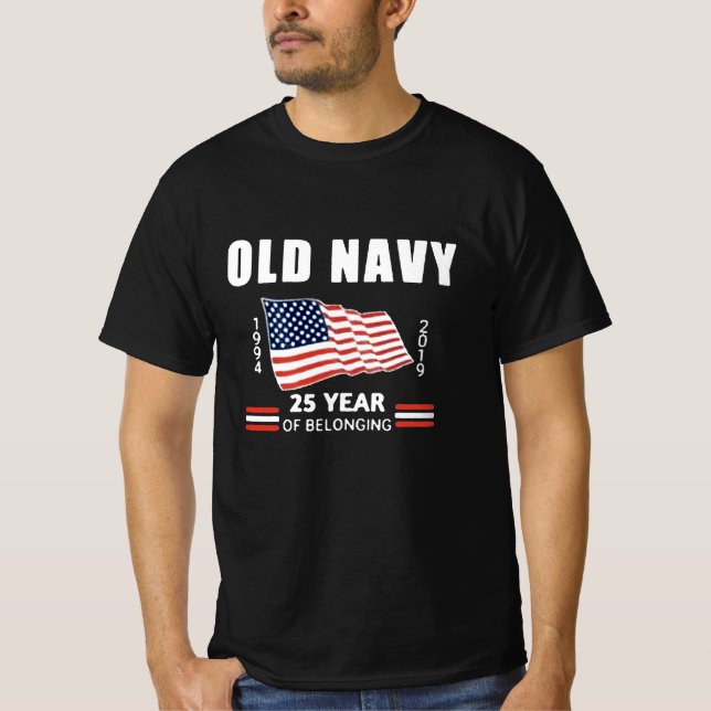 Camiseta Veterana bandera de la Marina de Estados Unidos (Anverso)