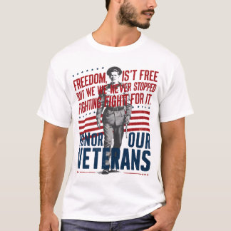 camiseta veterana del día de la independencia