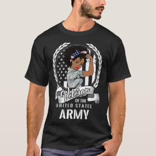 Camiseta Veterana del Ejército Africano-Estadounidense Chic