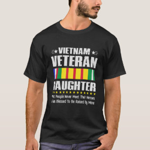 Camiseta Veterana hija de Vietnam Patriota De Bandera Estad