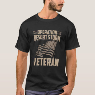 Camiseta Veterana Operación Camisas Tormenta del Desierto T