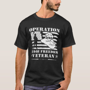 Camiseta Veterana operación Libertad Iraquí Combate La Band