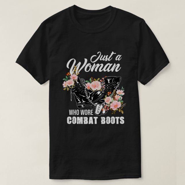 Camiseta Veterana personalizada de RD, sólo una mujer (Diseño del anverso)