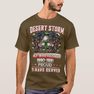 Camiseta Veterana tormenta del desierto se enorgullece de s