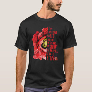 Camiseta Veteranas de guerra La amapola roja soy la torment
