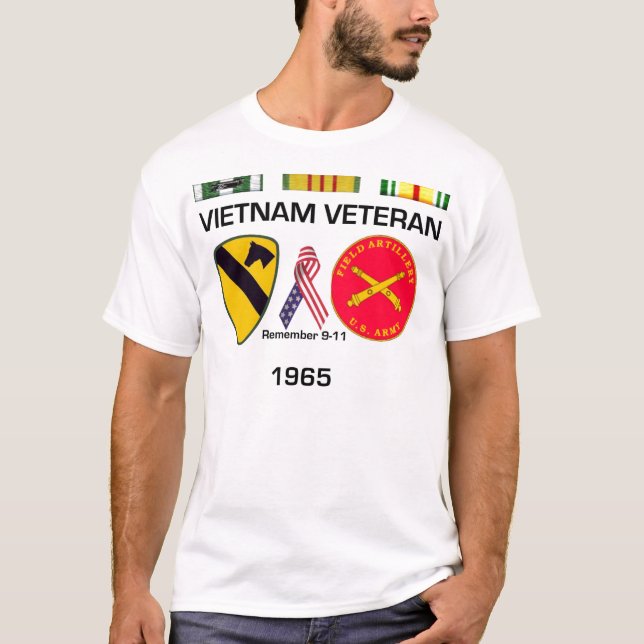 Camiseta Veterano 1965 de Vietnam (Anverso)
