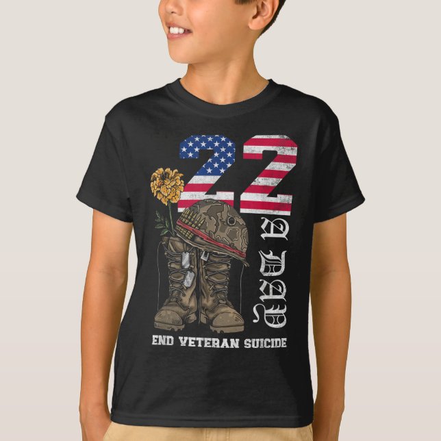 Camiseta Veterano 22 Al Día Se Lleva La Vida (Anverso)