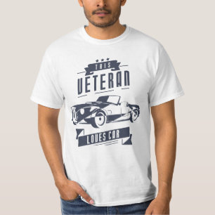 Camiseta Veterano ama el coche